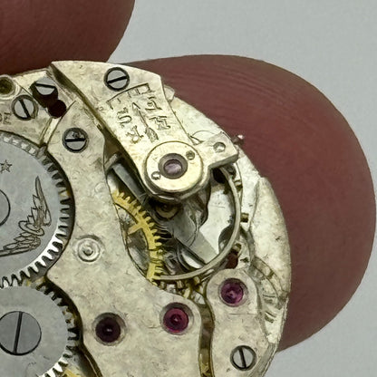 22mm Peseux Rotary 6/240 Swiss 15 Jewels Manual Wind Watch Movement PARTS SPARES