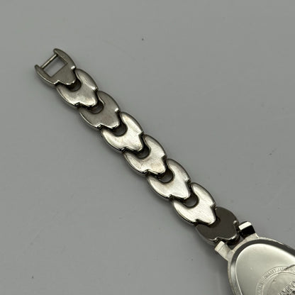 Censi Collection Tiempo Ladies Quartz Watch Silver Tone Chain-Link Working 18mm