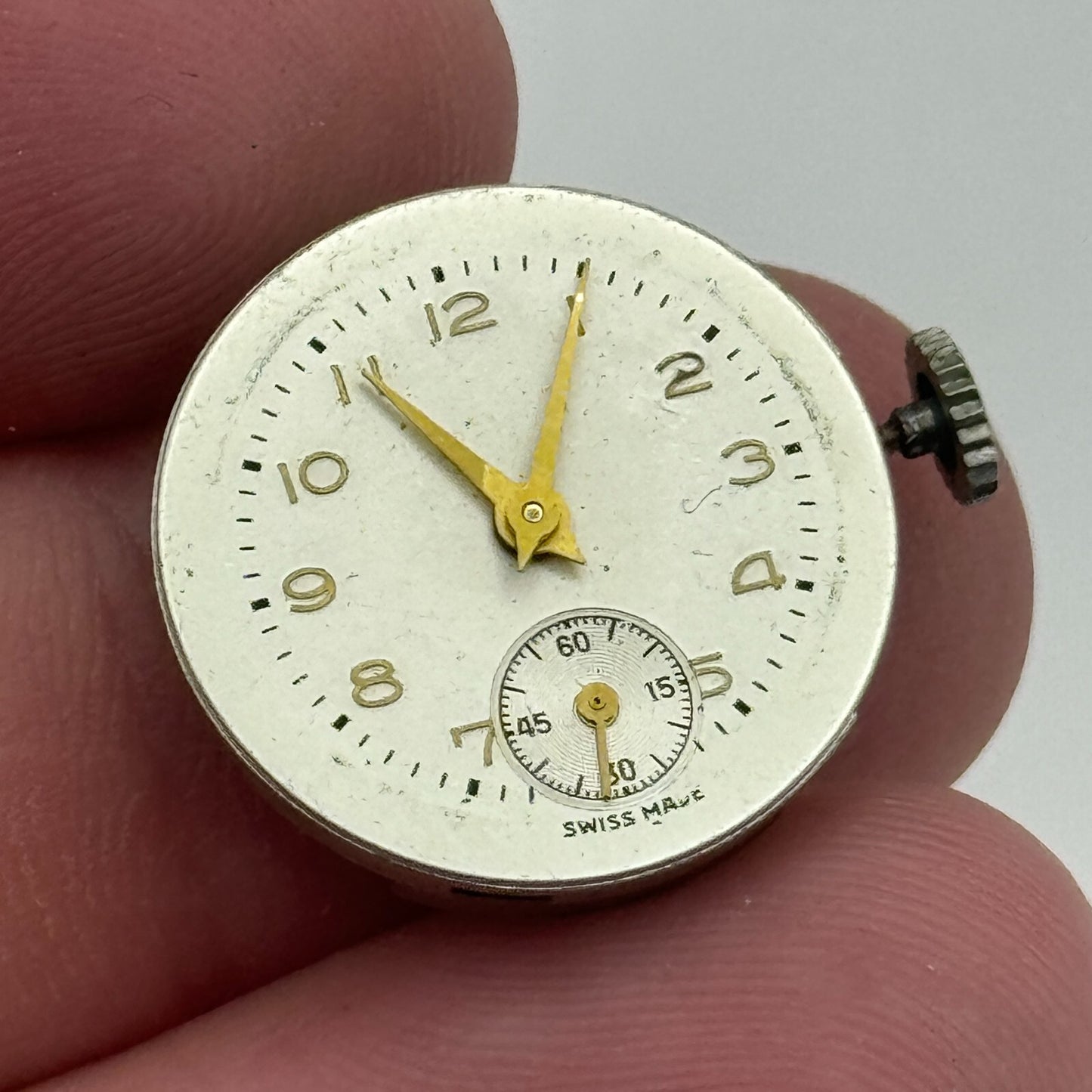 19.7mm Derby D 40 Mystery Dial Manual Wind Swiss Watch Movement PARTS SPARES