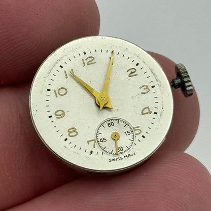 19.7mm Derby D 40 Mystery Dial Manual Wind Swiss Watch Movement PARTS SPARES
