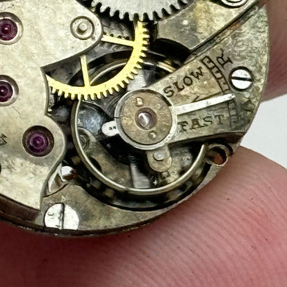 23.2mm Possibly Movado 15 Jewels 4 Adjustments Manual Wind Watch Movement PARTS
