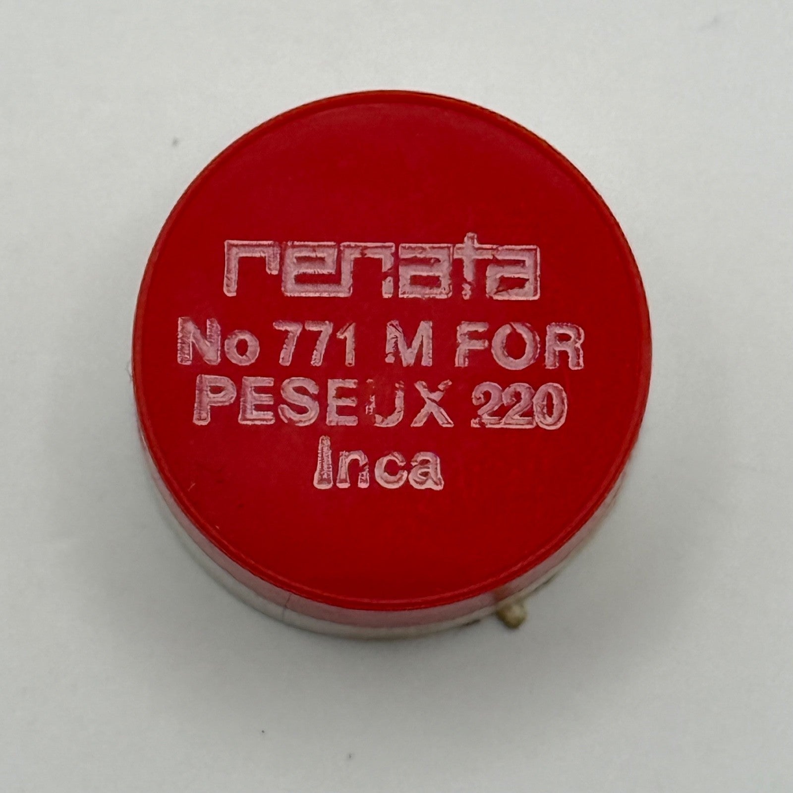 Peseux 220 Balance Wheel Complete And Spring Inca 771 M Watch Movement Parts NOS
