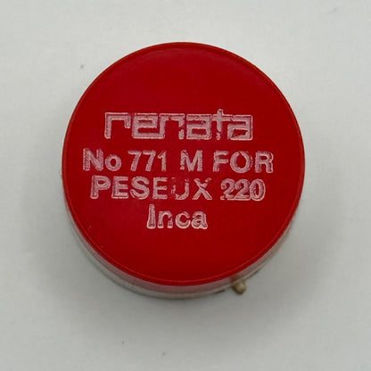 Peseux 220 Balance Wheel Complete And Spring Inca 771 M Watch Movement Parts NOS