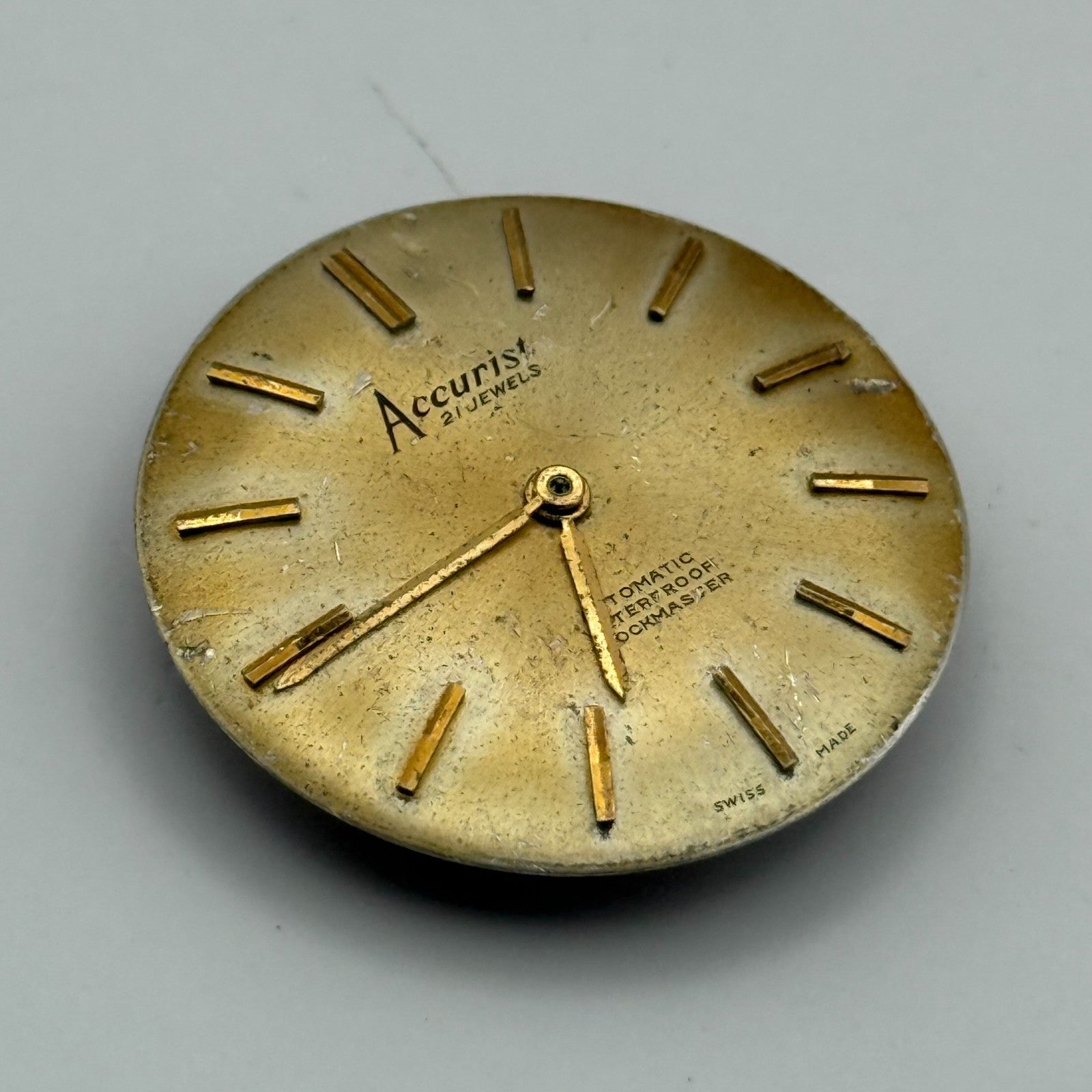 ETA 2451 Watch Movement Automatic  Accurist Shock Master Vintage Parts 28.5mm