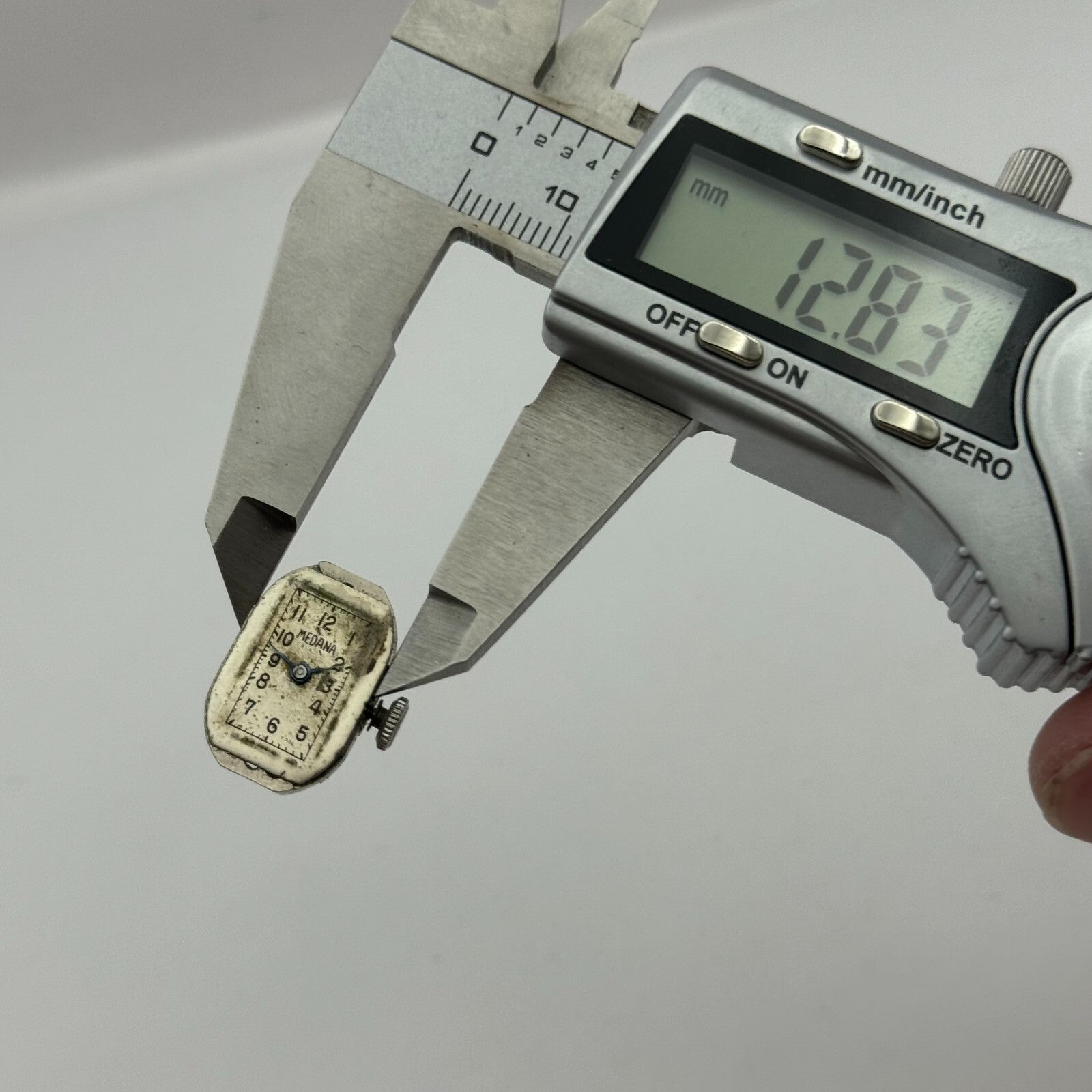 12.8mm Balance Ok Medana 8275 Manual Wind 7 Jewel Swiss Watch Movement PARTS