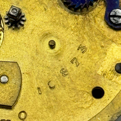 Fusee Pocket Watch Movement Antique English Key Wound Parts Repair Spares 35.9mm