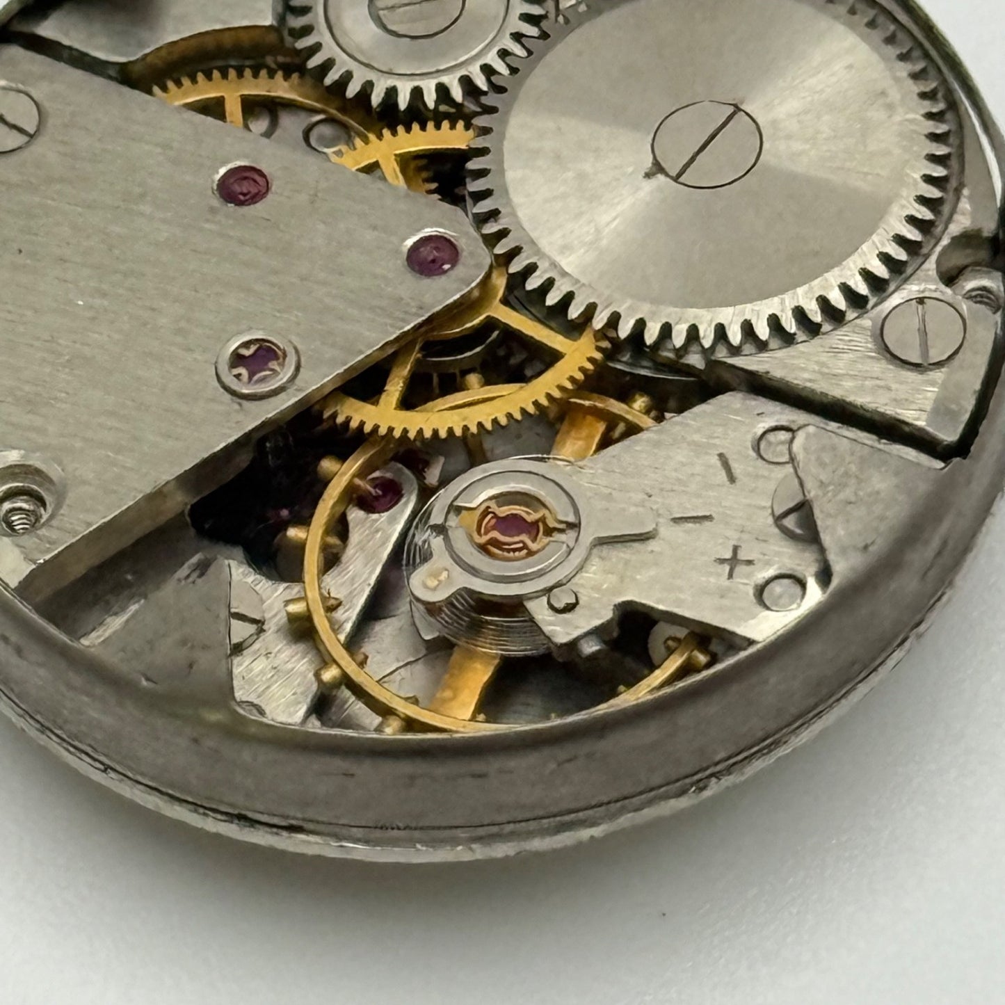 Soviet Watch Movement Manual Wind Vintage 55115 Parts Repair 26.6mm