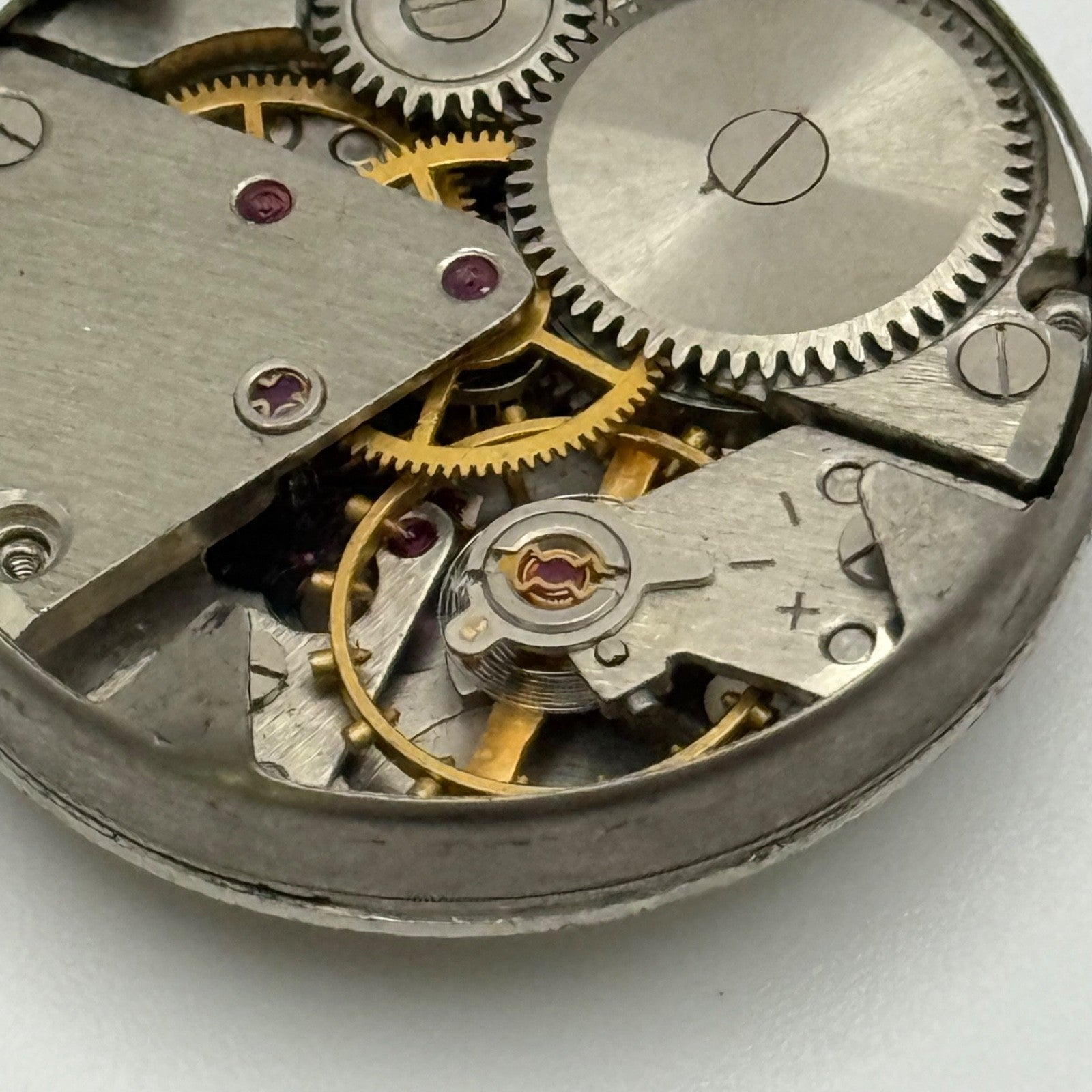 Soviet Watch Movement Manual Wind Vintage 55115 Parts Repair 26.6mm