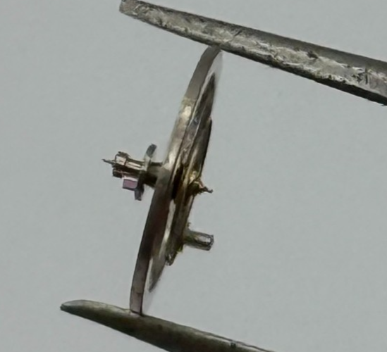 EB 1833 Balance Wheel Complete And Spring 8 3/4''' 113 Watch Movement Parts NOS