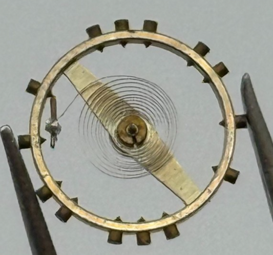 AS 984 Balance Wheel Complete And Spring 10 1/2’’’ 30 M Watch Movement Parts NOS