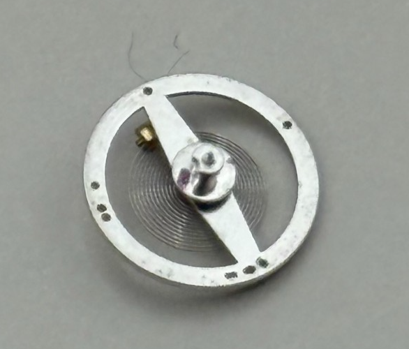 BFG 910 Balance Wheel Complete And Spring 525 Watch Movement Parts NOS