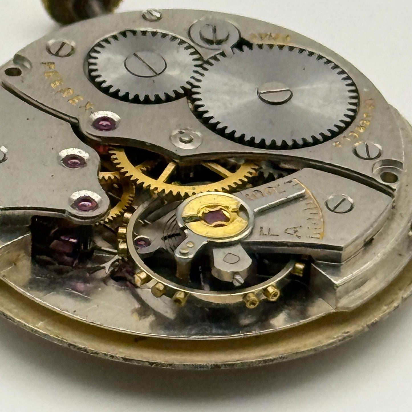 Peerex 15 Jewels Watch Movement Running Manual Wind Vintage Parts Repair 25.8mm