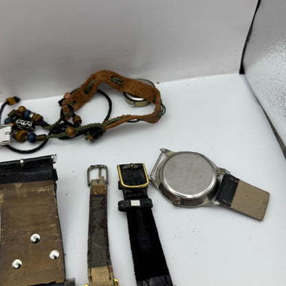 Large Bundle Of Vintage / Modern Quartz Watches Joblot UNTESTED PARTS REPAIR