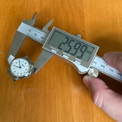 25mm Running Vintage Ingersoll White Dial Swiss Manual Wind Watch PARTS / REPAIR