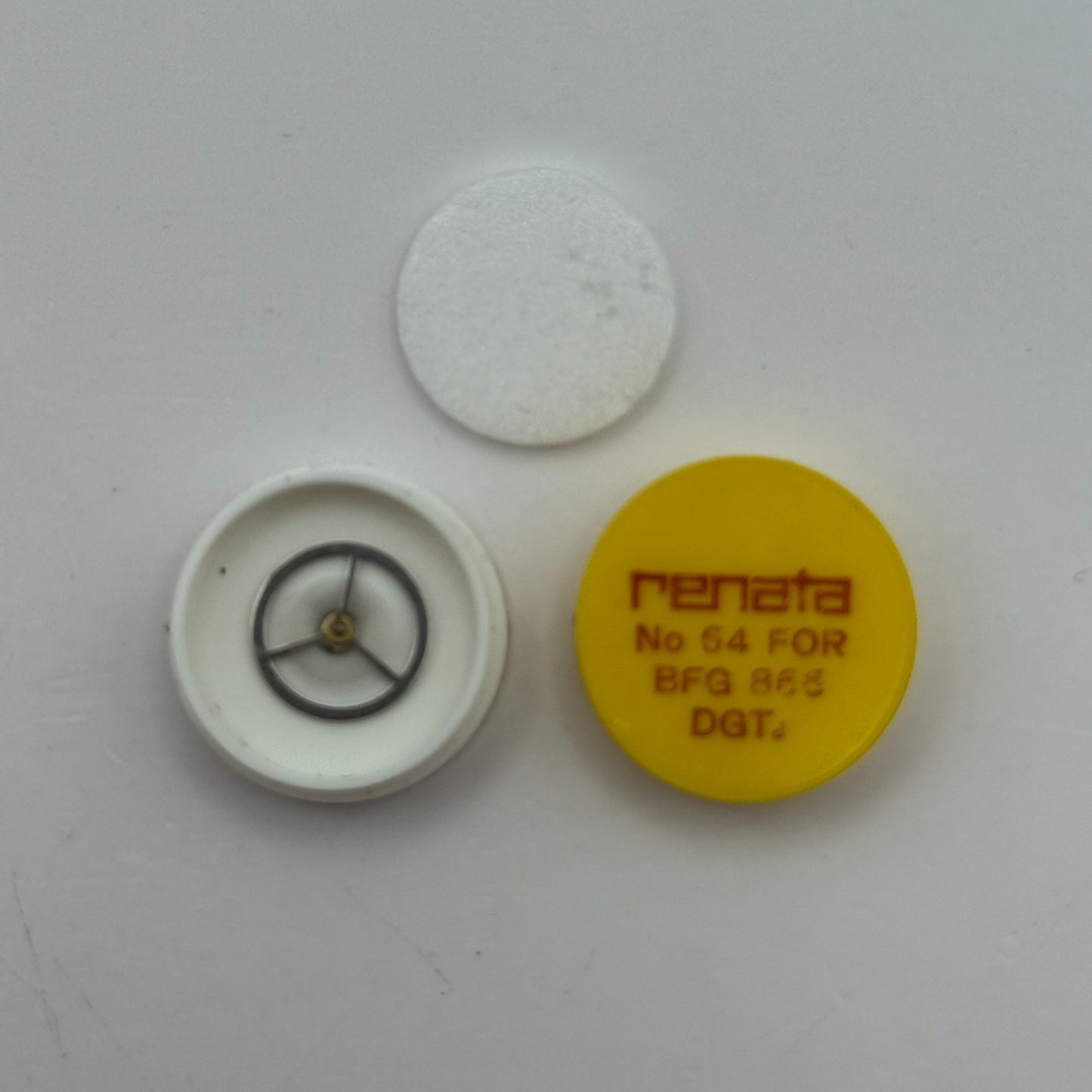 BFG 866 Balance Wheel Complete And Spring 64 Watch Movement Parts NOS