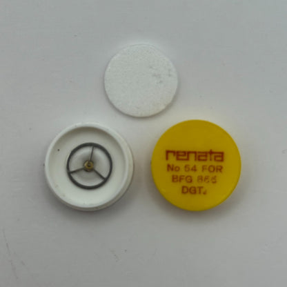 BFG 866 Balance Wheel Complete And Spring 64 Watch Movement Parts NOS