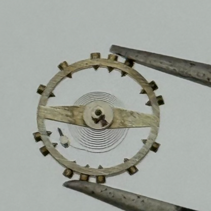 ETA 2412 Balance Wheel Complete And Spring 6 3/4''' 1257 M Watch Movement Parts 