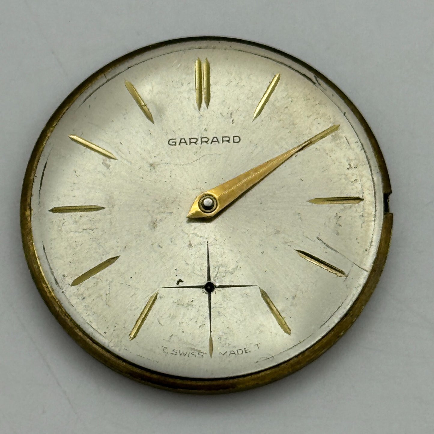 31mm Garrard ETA 1120 Balance Ok Manual Wind Watch Movement Swiss Vintage PARTS