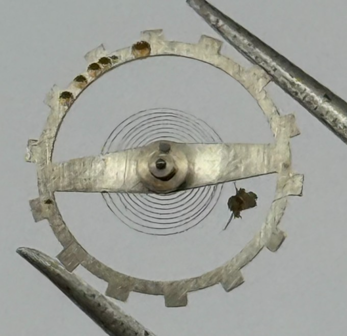 Brac 2001/3 Balance Wheel Complete And Spring  68 Watch Movement Parts NOS