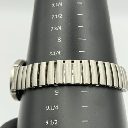 Davidoff Cool Water Ladies Quartz Watch Silver Tone Stretch Band Working 31mm