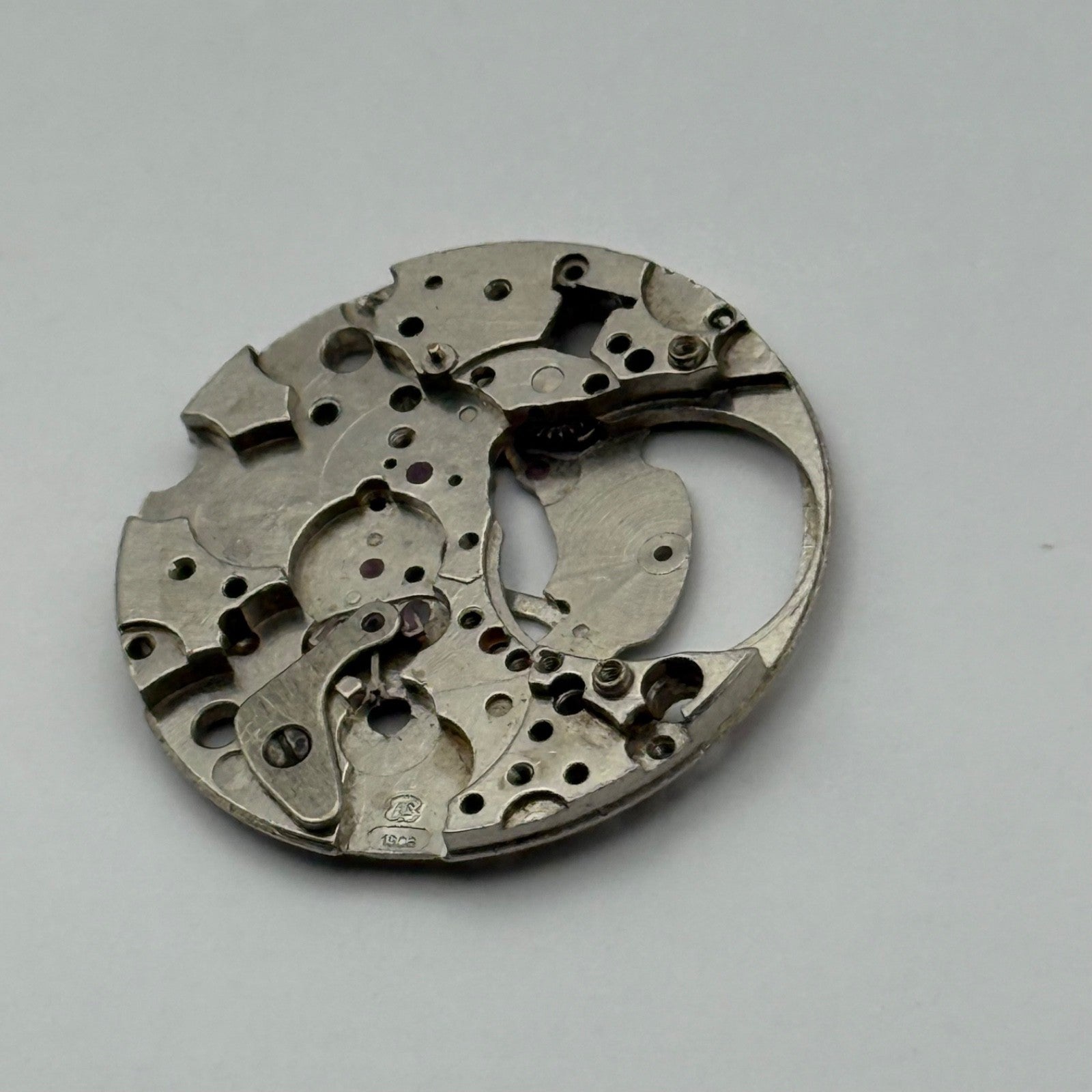 AS 1906 Watch Movement Main Plate Automatic Vintage Swiss Parts Repair 25.9mm