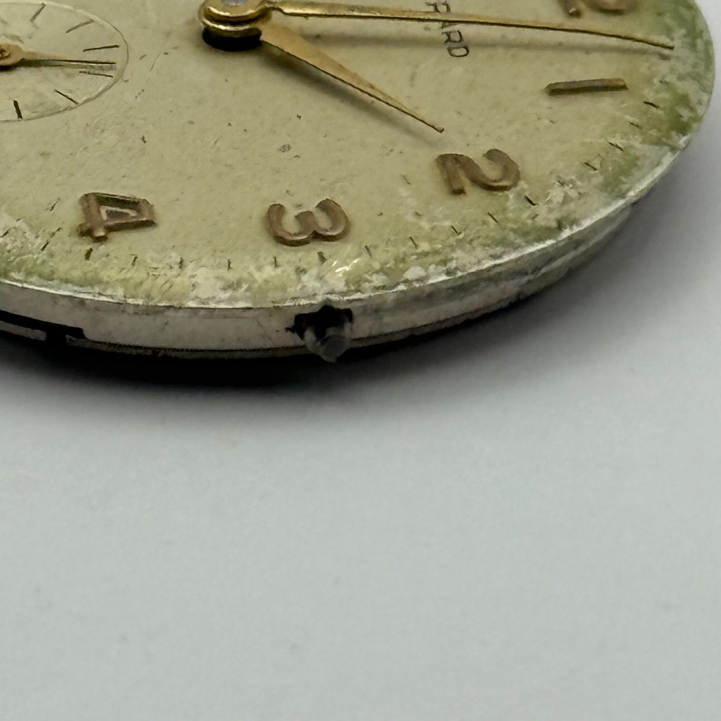 ETA 1120 Watch Movement Garrard Manual Wind Vintage Swiss Parts Repair 26.6mm