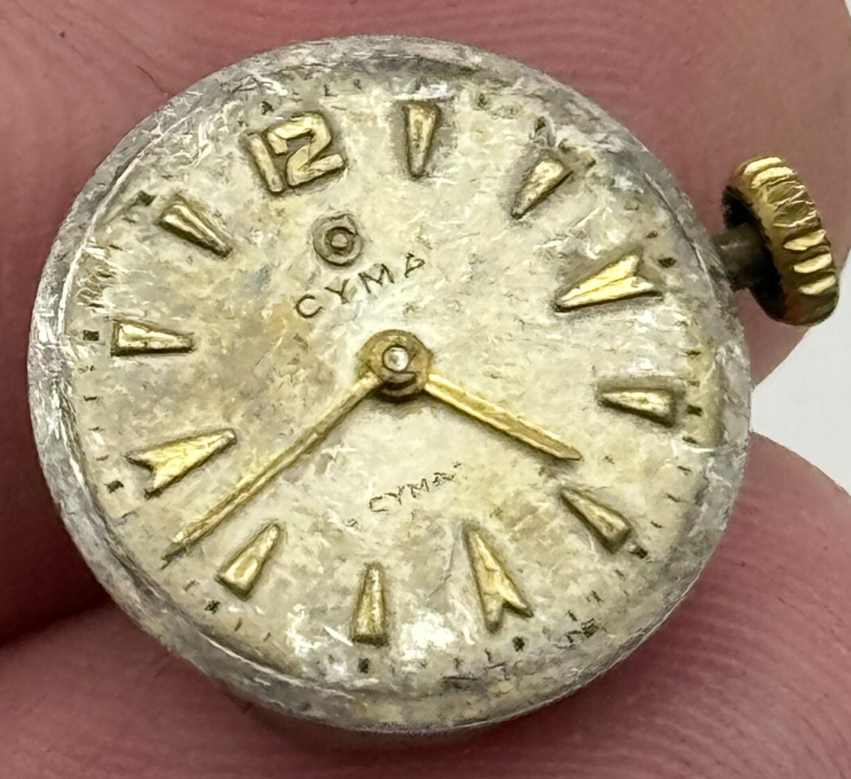 11.6mm Ladies Cyma Tavannes 434K Swiss Manual Wind Watch Movement PARTS SPARES