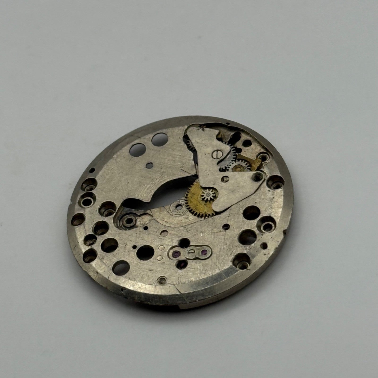 Amida 920 Watch Movement Main Plate Manual Wind Vintage Swiss Parts 26.9mm