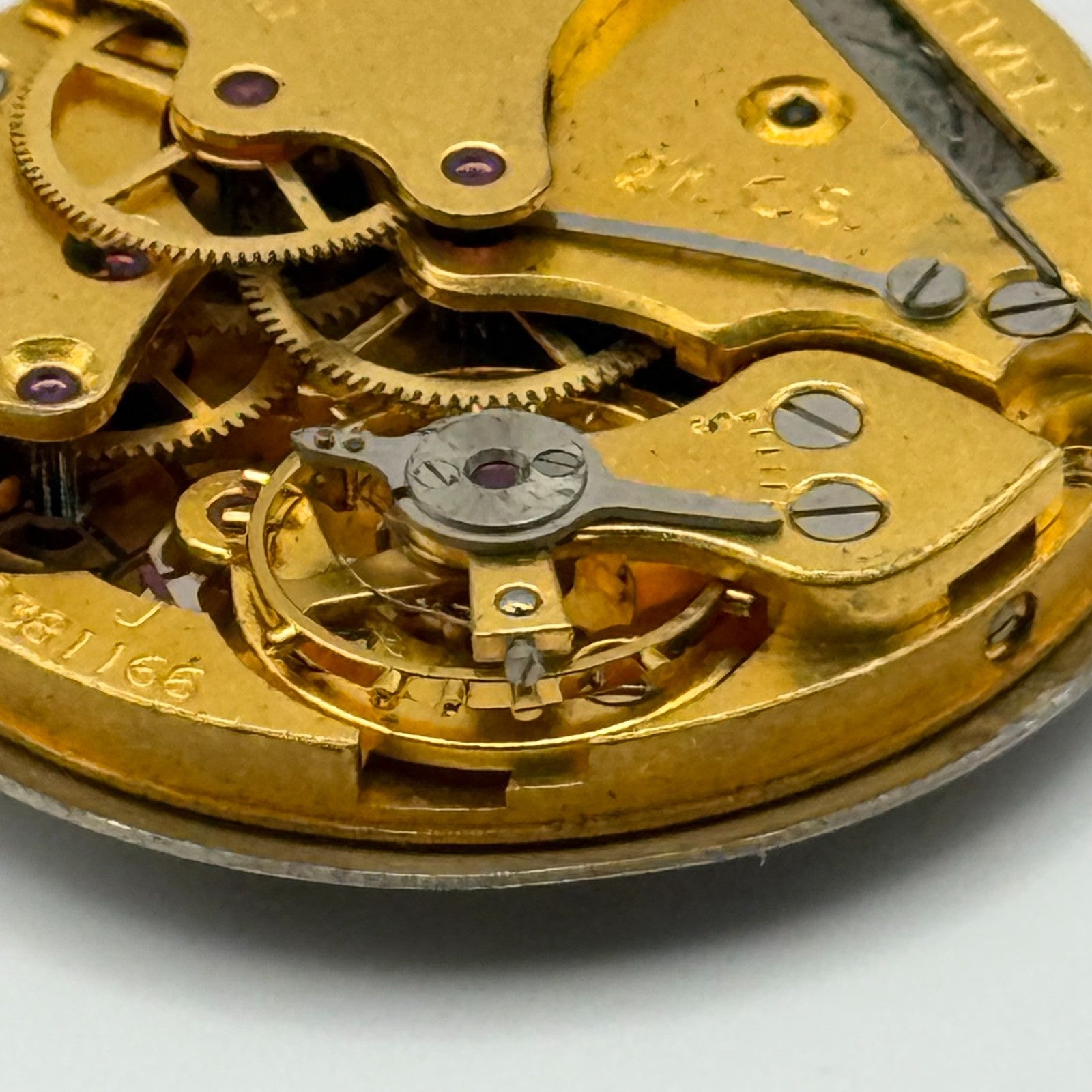 Smiths 27.CS. De Luxe Watch Movement Manual Wind Vintage Parts Repair 26.9mm