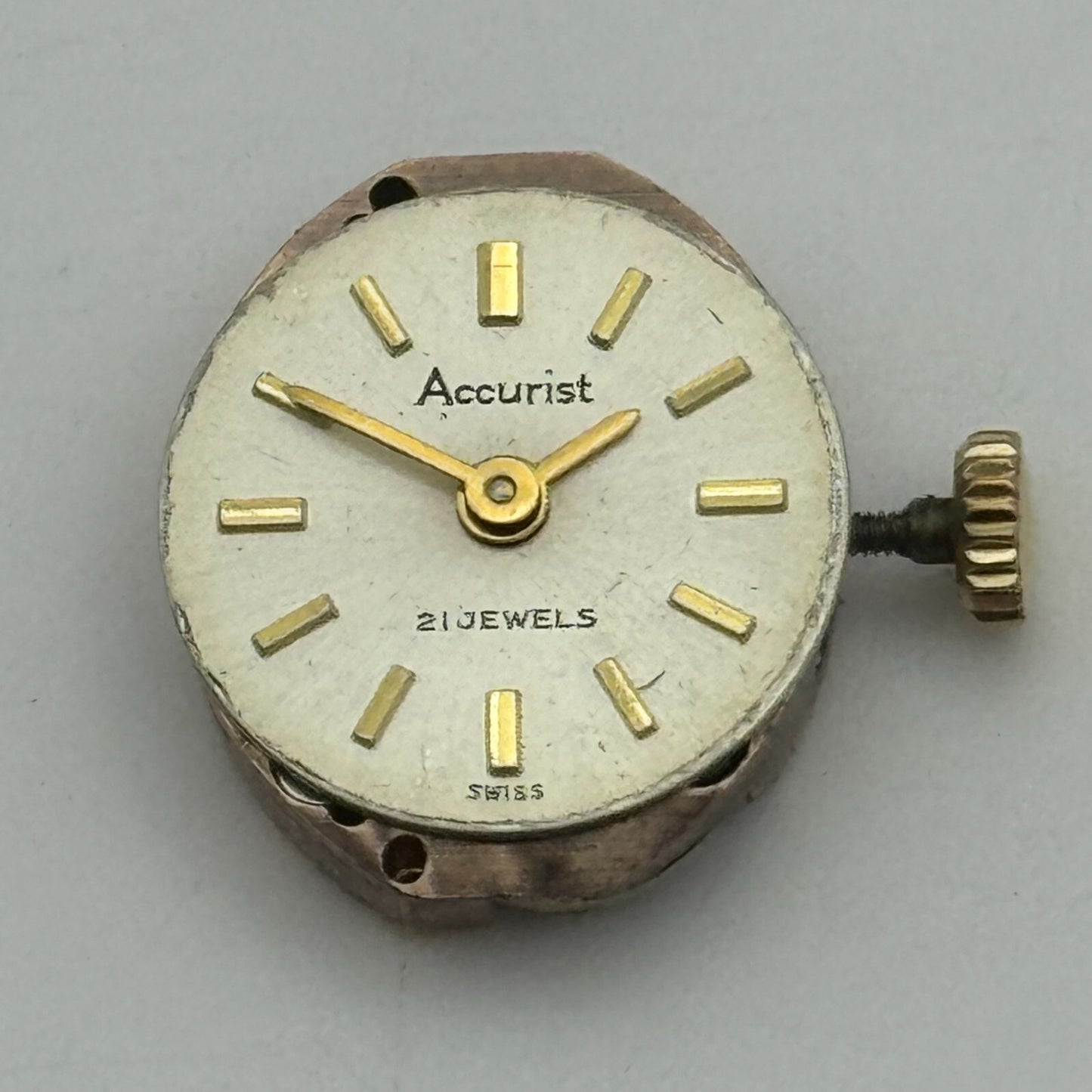 13mm Ladies Accurist ETA 2487 Manual Wind 21 Jewels Swiss Watch Movement PARTS