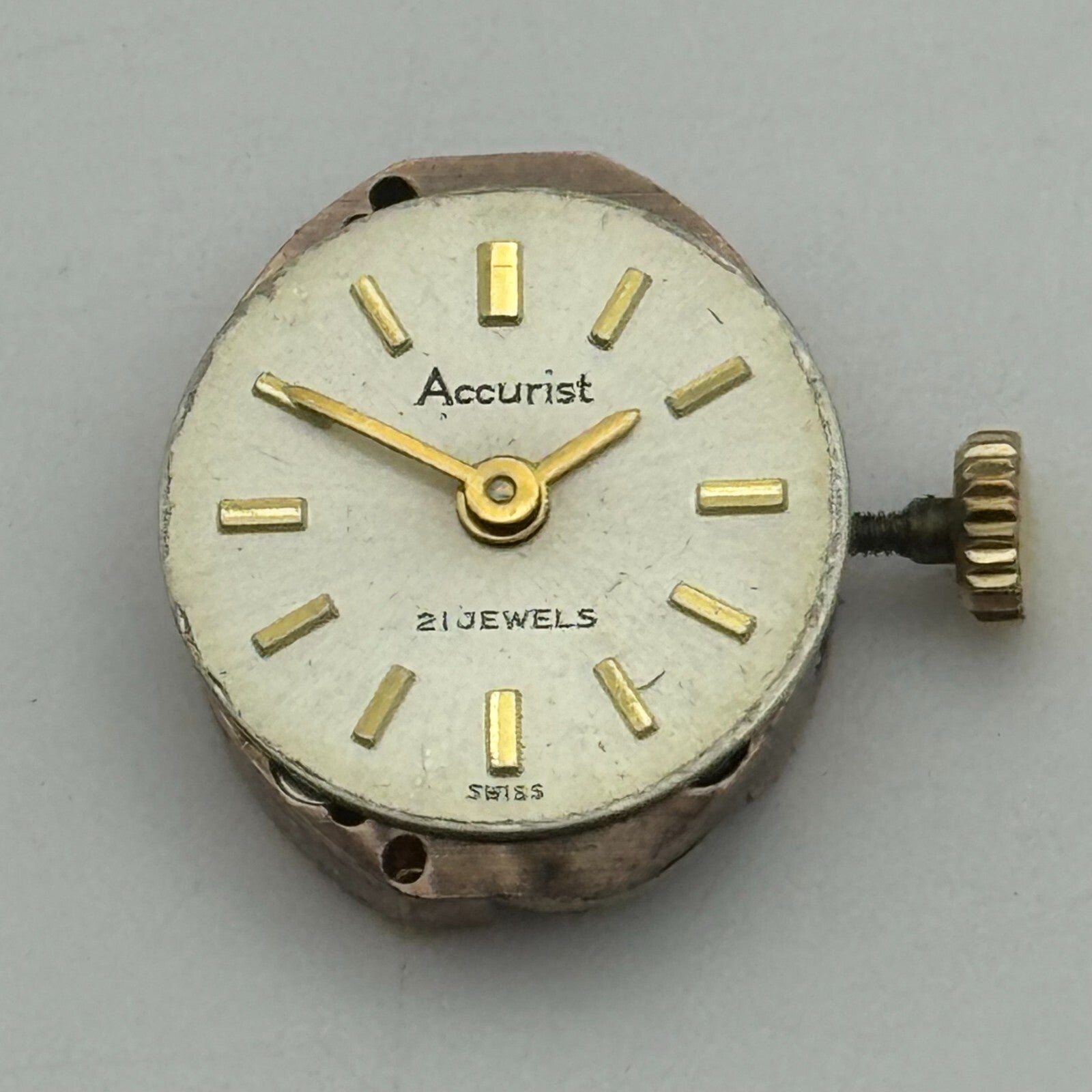 13mm Ladies Accurist ETA 2487 Manual Wind 21 Jewels Swiss Watch Movement PARTS