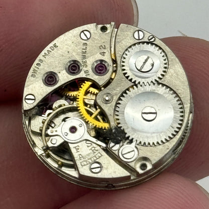 19.7mm Limit Revue 42 Swiss Military Style Manual Wind Watch Movement PARTS