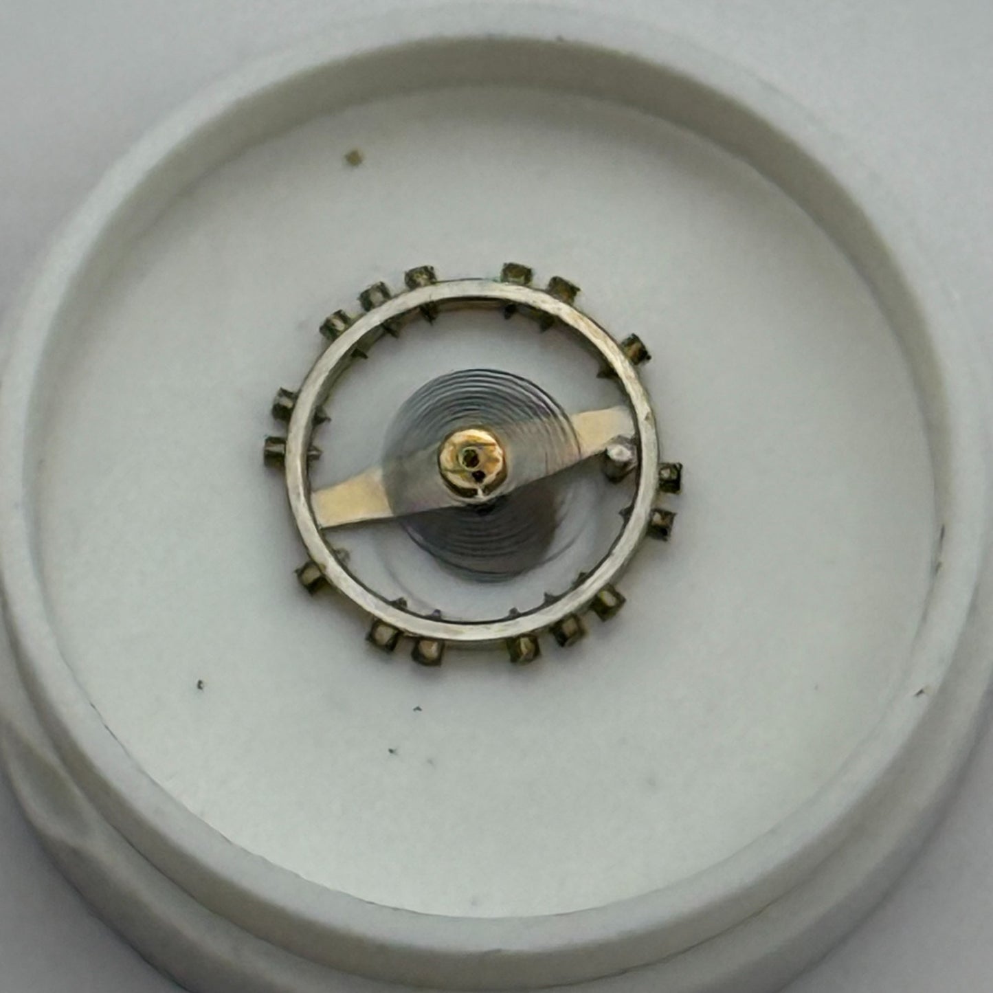 ETA 2410 Balance Wheel Complete And Spring  6¾’’’ 1059 M Watch Movement Parts