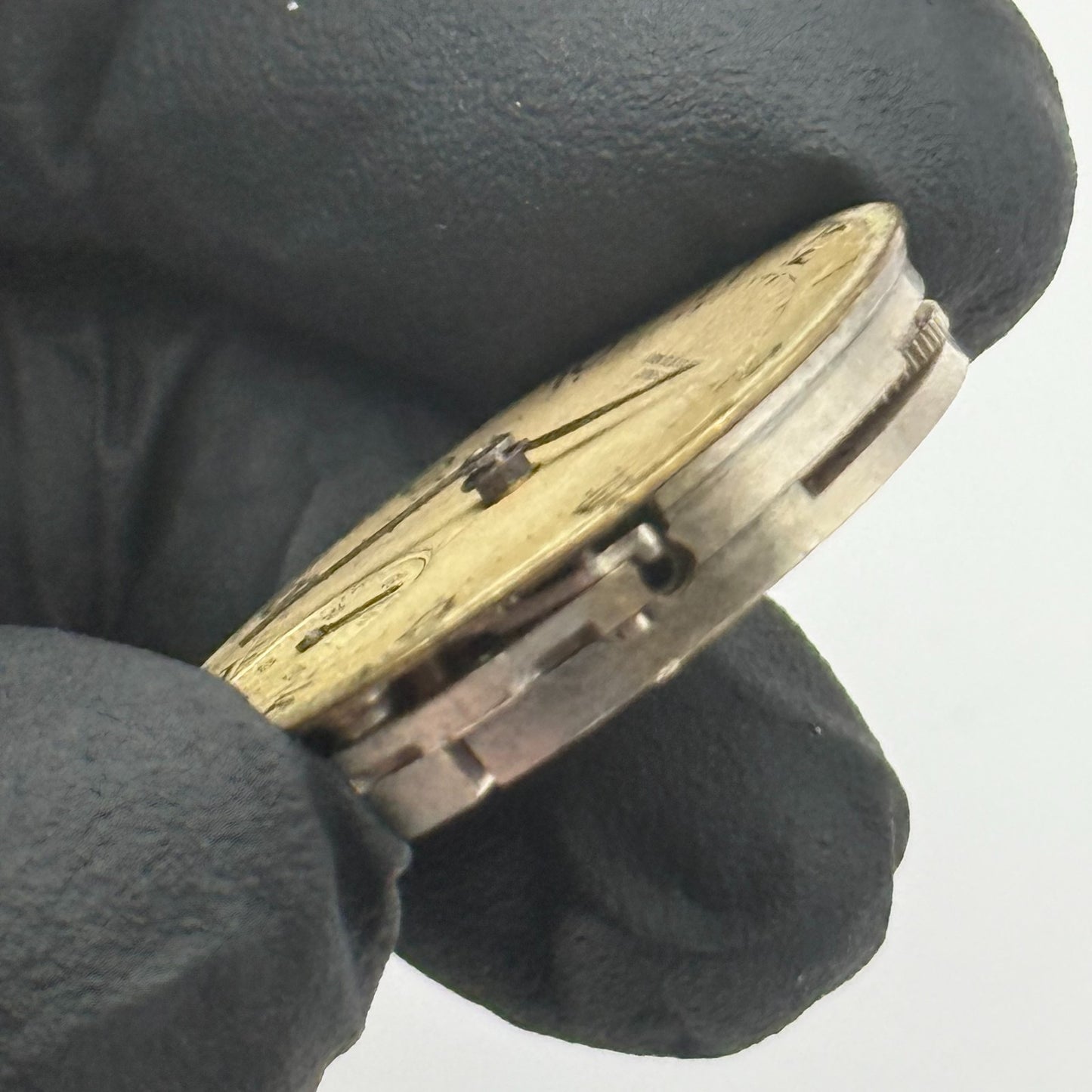 John Elkan Ltd London Watch Movement Manual Wind Vintage 15 Jewels Parts 24.4mm