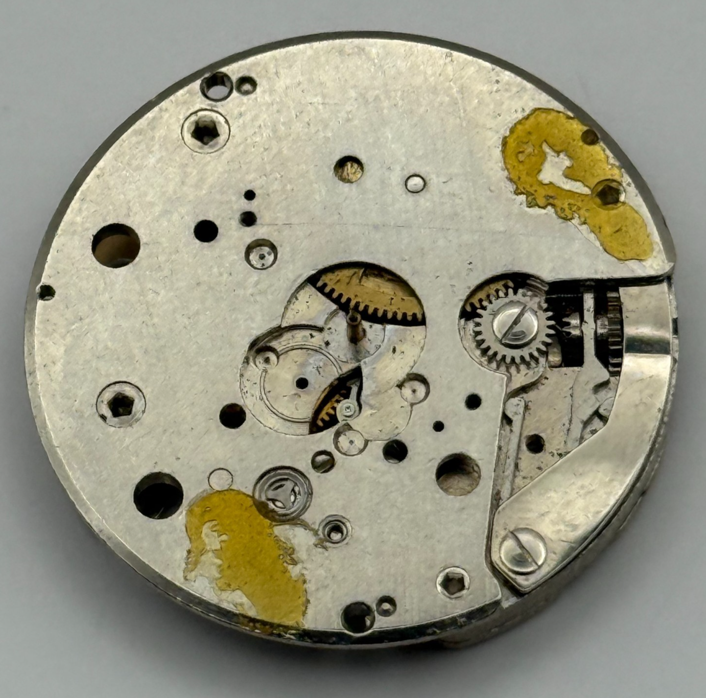 Sonceboz ES 55 Watch Movement PG Time Manual Wind Vintage Parts Repair 27mm