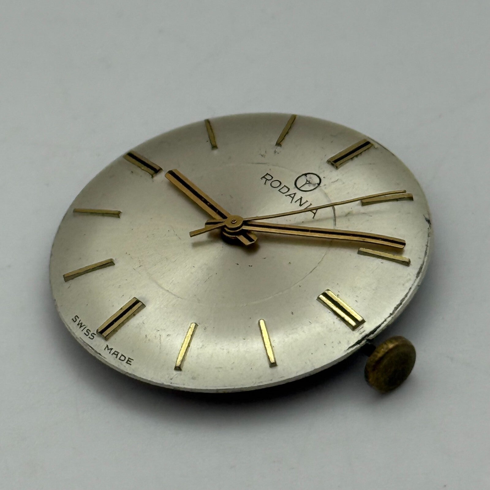 25.5mm Vintage Rodania AS 1714-15 Swiss Manual Wind Watch Movement PARTS REPAIR