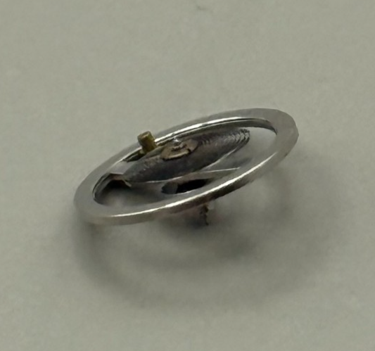 BFG 910 Balance Wheel Complete And Spring 525 Watch Movement Parts NOS