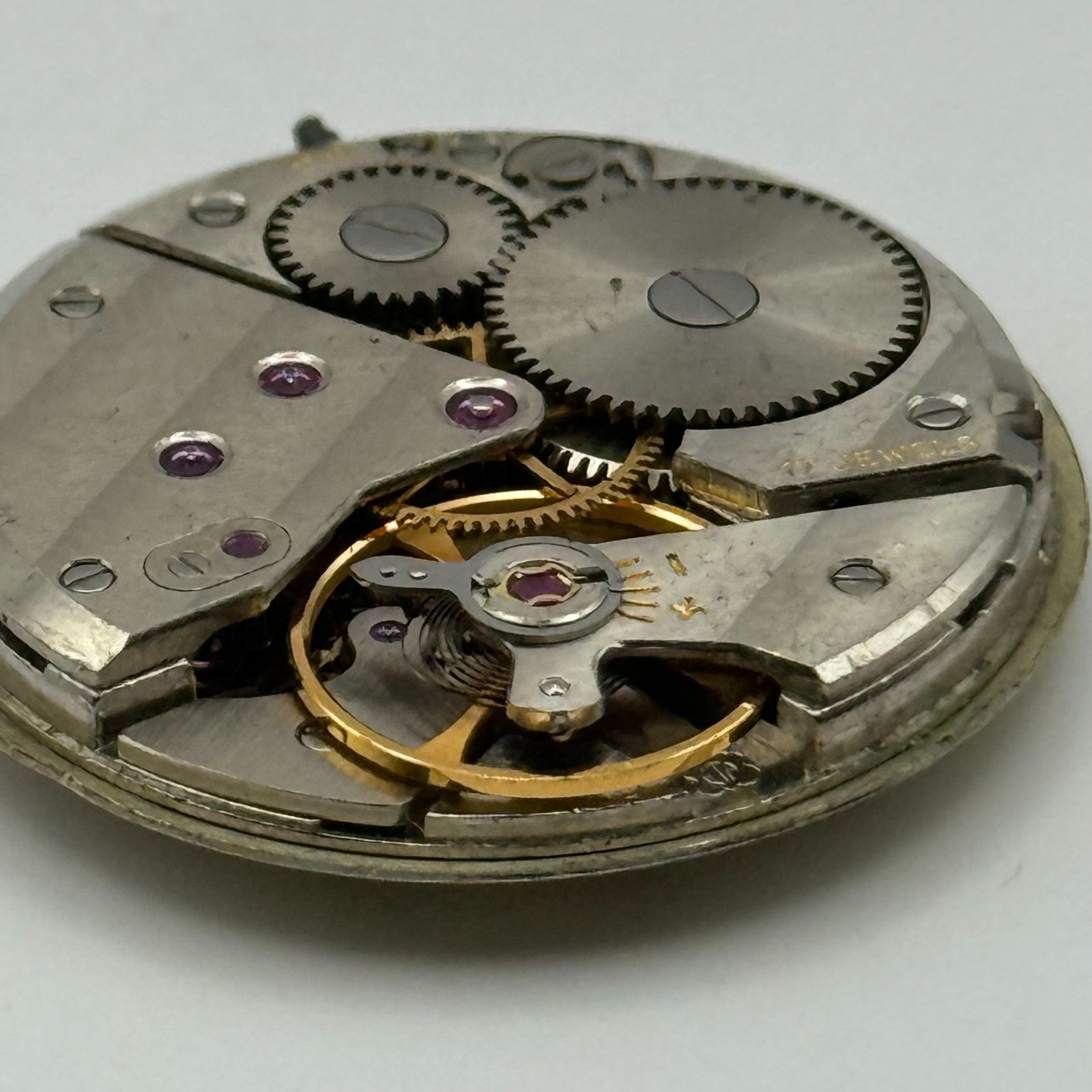 ETA 1120 Watch Movement Garrard Manual Wind Vintage Swiss Parts Repair 26.9mm