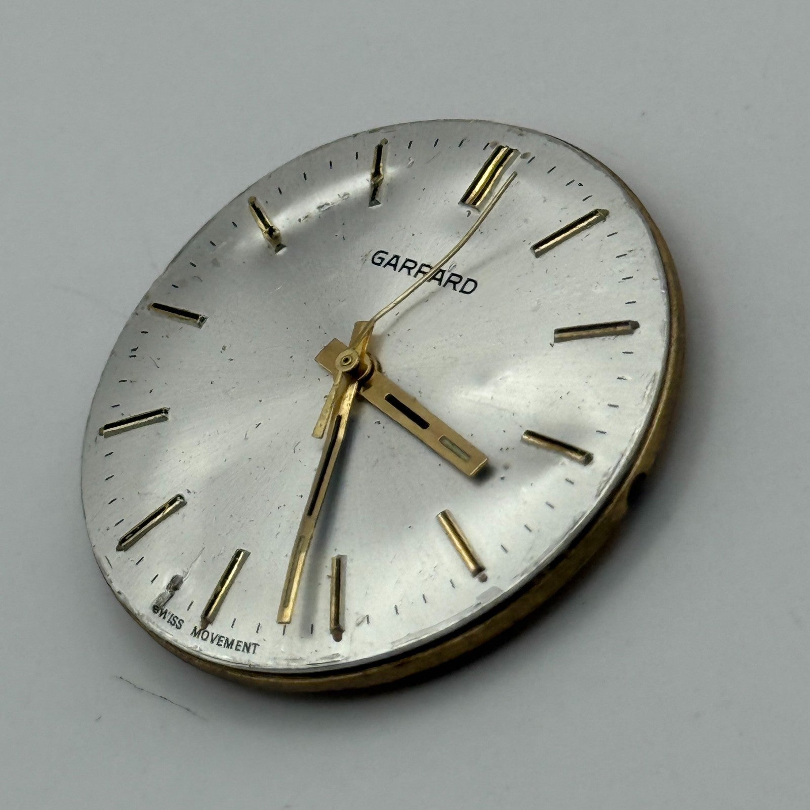 ETA 2801-1 Watch Movement Garrard Manual Wind Vintage Swiss Parts Repair 30.4mm