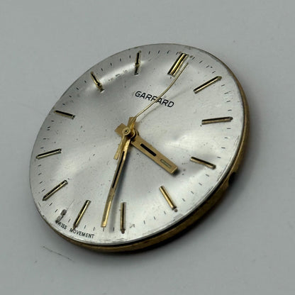ETA 2801-1 Watch Movement Garrard Manual Wind Vintage Swiss Parts Repair 30.4mm