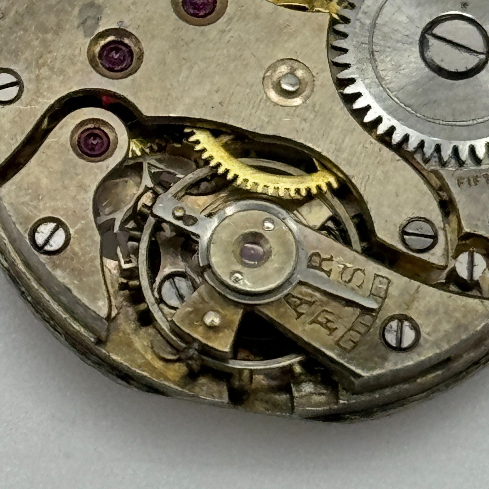 23.6mm Balance Ok 15 Jewels 3 Adj Swiss Vintage Manual Wind Watch Movement PARTS