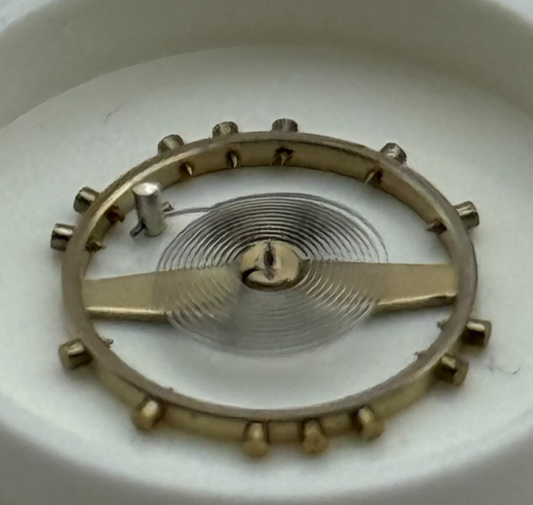 FHF 70 Balance Wheel Complete And Spring  10½’’’ 201 M Watch Movement Parts NOS