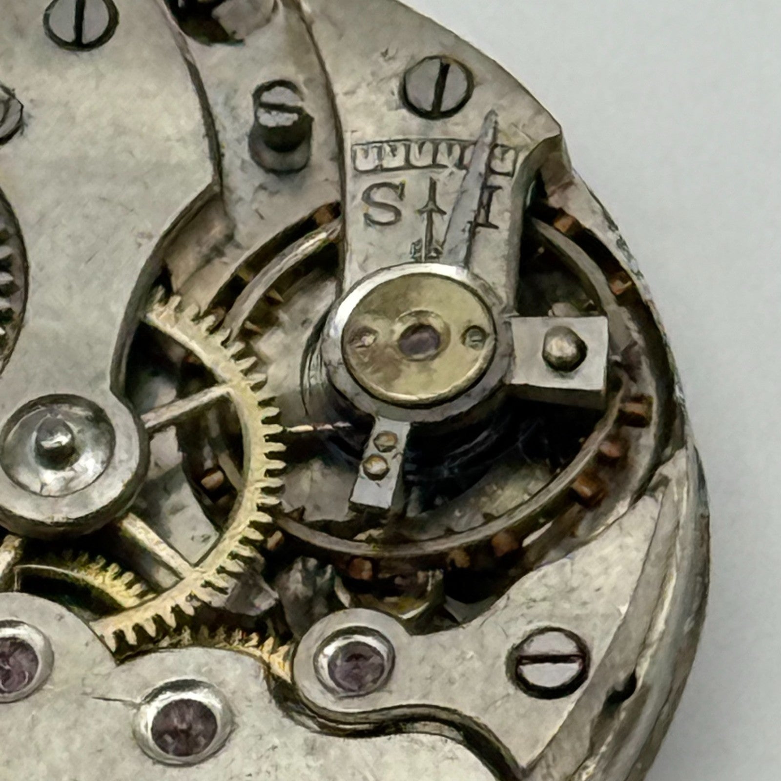 HP Parrenin Watch Movement Manual Wind Vintage Swiss Made Parts Repair 24.8mm