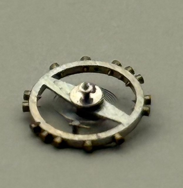 AS 976 1012 Balance Wheel Complete And Spring  29 M Watch Movement Parts NOS 