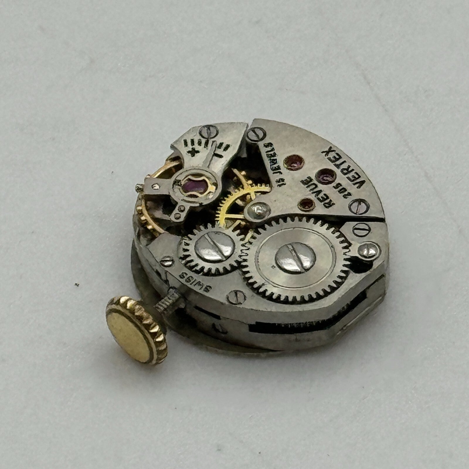 13mm Ladies Running Vertex Revue 205 Swiss Manual Wind Watch Movement PARTS