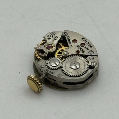 13mm Ladies Running Vertex Revue 205 Swiss Manual Wind Watch Movement PARTS