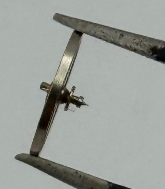 Amida 580 585 Balance Wheel Complete And Spring 1389 Watch Movement Parts 