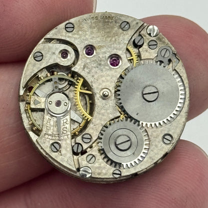 24.8mm Swiss Roman Numerals Trench Watch Movement Dial Manual Wind PARTS SPARES