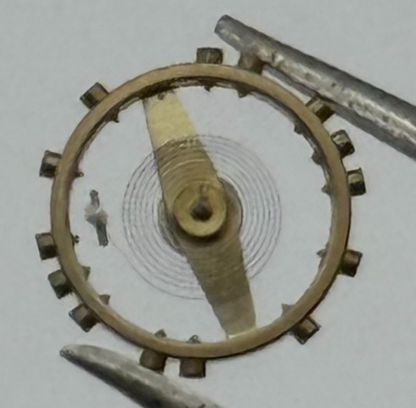 AS 976 1012 Balance Wheel Complete And Spring  29 M Watch Movement Parts NOS