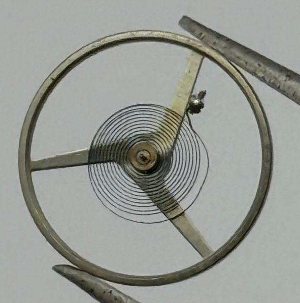 AS 1700-3 Balance Wheel Complete And Spring  1165 M Watch Movement Parts NOS